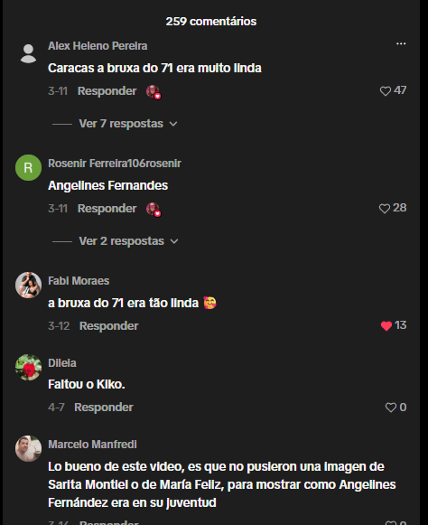 Comentários Chaves